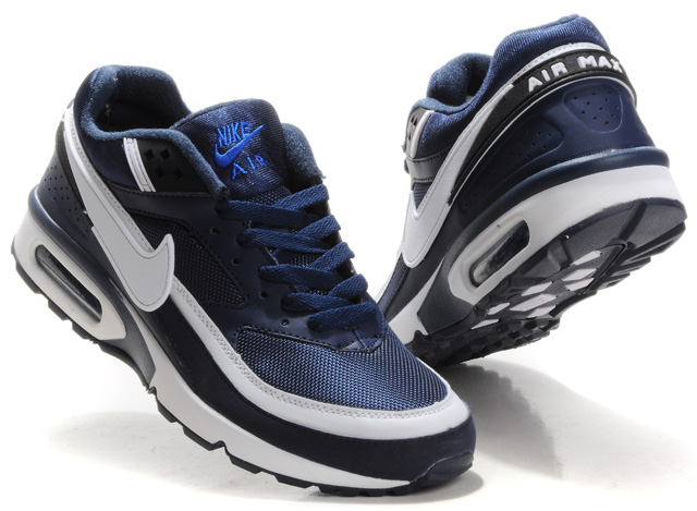 New Men'S Nike Air Max Sapphire/ Black
